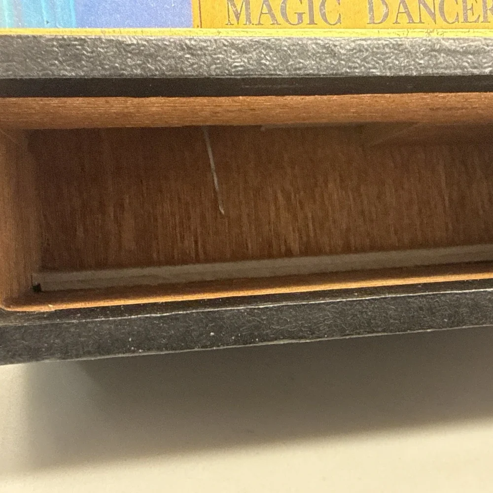 OTAGIRI Japan Magic Dancer Skeleton 12/1028 Music Box French CAN CAN Not Working